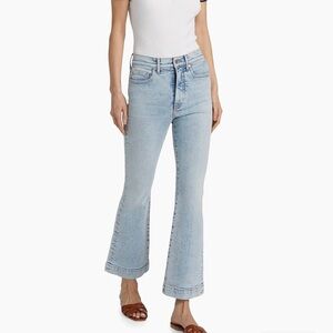 Veronica Beard Carson high rise ankle flare light Blue Women's Flared Jeans